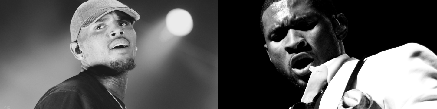 Usher & Chris Brown Image