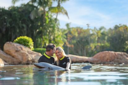 Discovery Cove® Dolphin Swim Package with Free Aquatica Visits